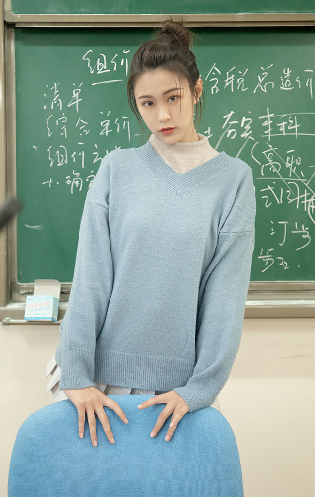 图片[4]-B049-学院风女神-爱丝时刻