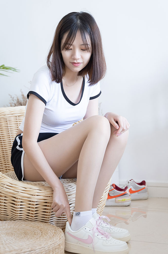 图片[1]-W009-体操服、空军一号、短棉袜、肉丝-爱丝时刻