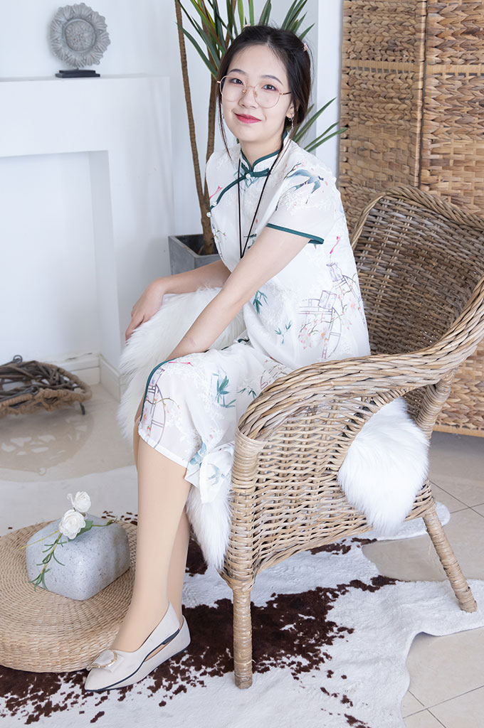 图片[4]-W012-旗袍、厚肉丝、平底鞋-爱丝时刻