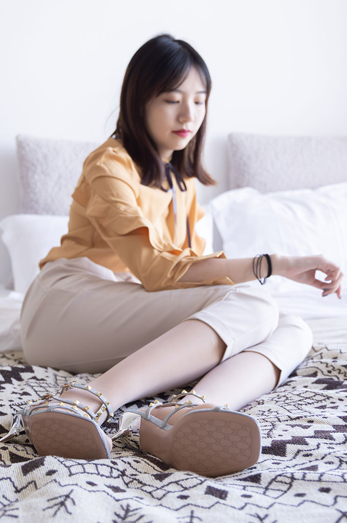 图片[6]-W059-三双高跟鞋、肉丝（脚尖加固款）、裸足-爱丝时刻