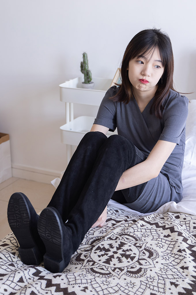 图片[2]-W074-长靴、短白棉袜-爱丝时刻