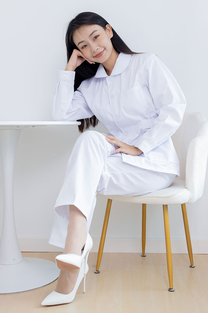 图片[3]-W091-高跟鞋、肉丝（脚尖加固款）、护士制服、昏睡剧情-爱丝时刻