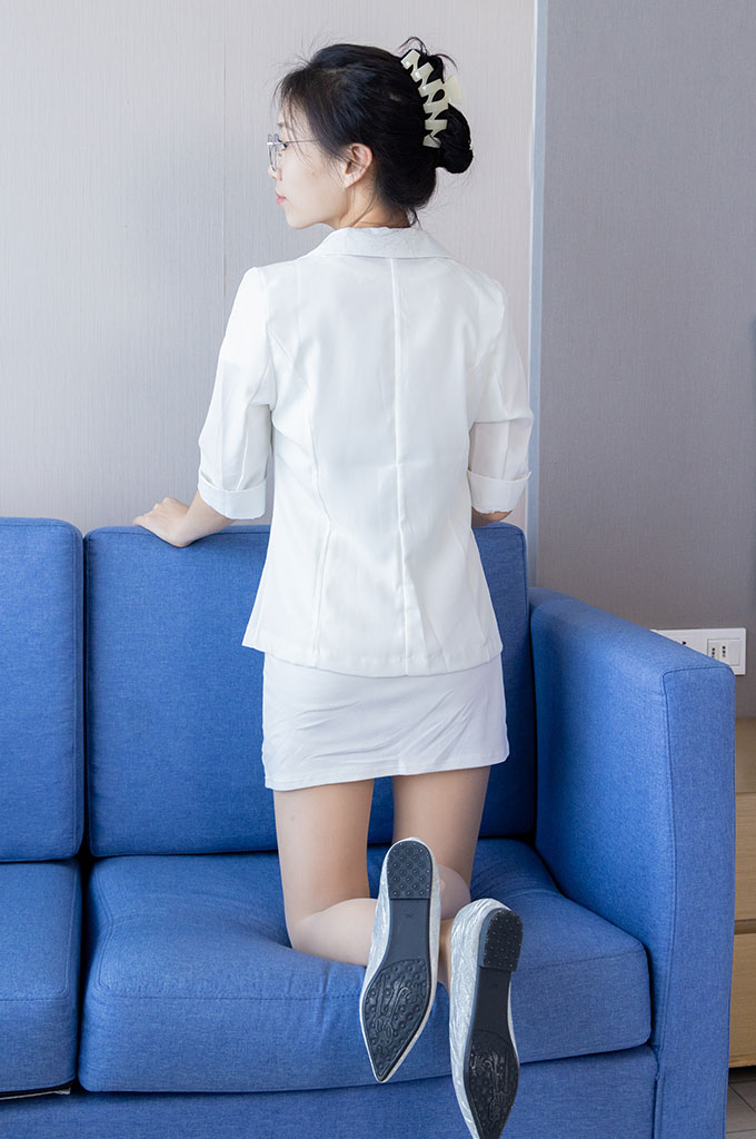 图片[4]-W133-平底鞋、肉色丝袜（脚尖加固款）-爱丝时刻