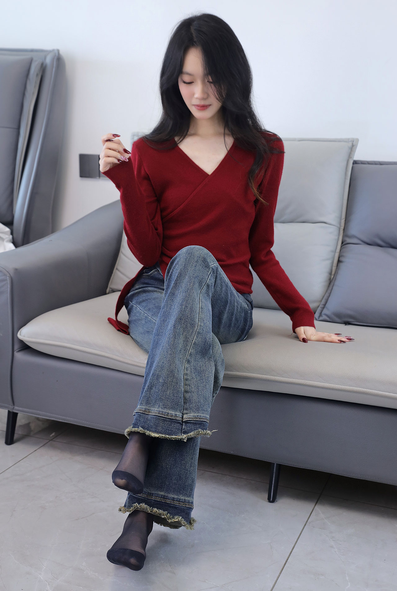 图片[2]-B122-黑色丝袜 库里丝-爱丝时刻